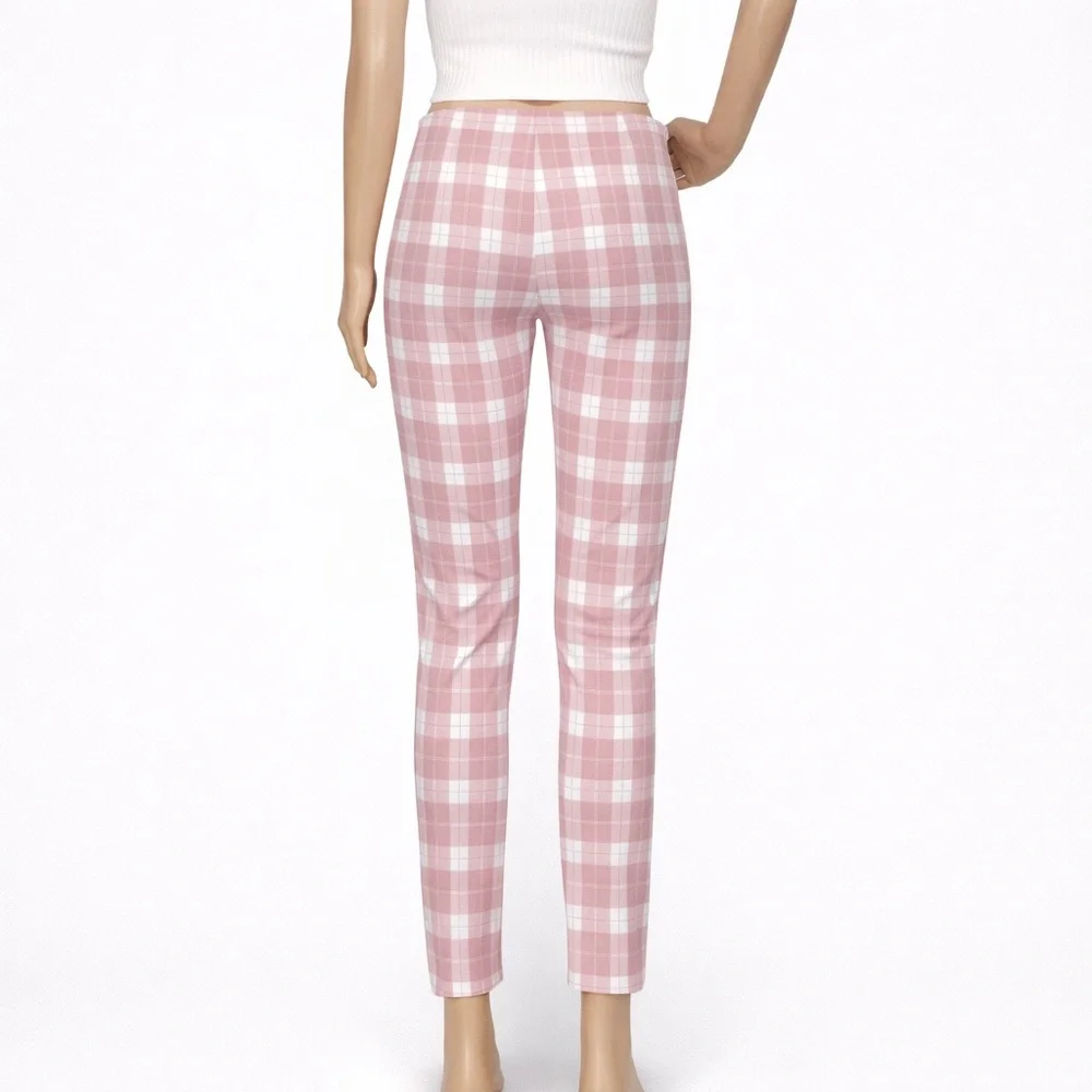 Princess Polly Checked Slim Pants - Picture 4 of 4